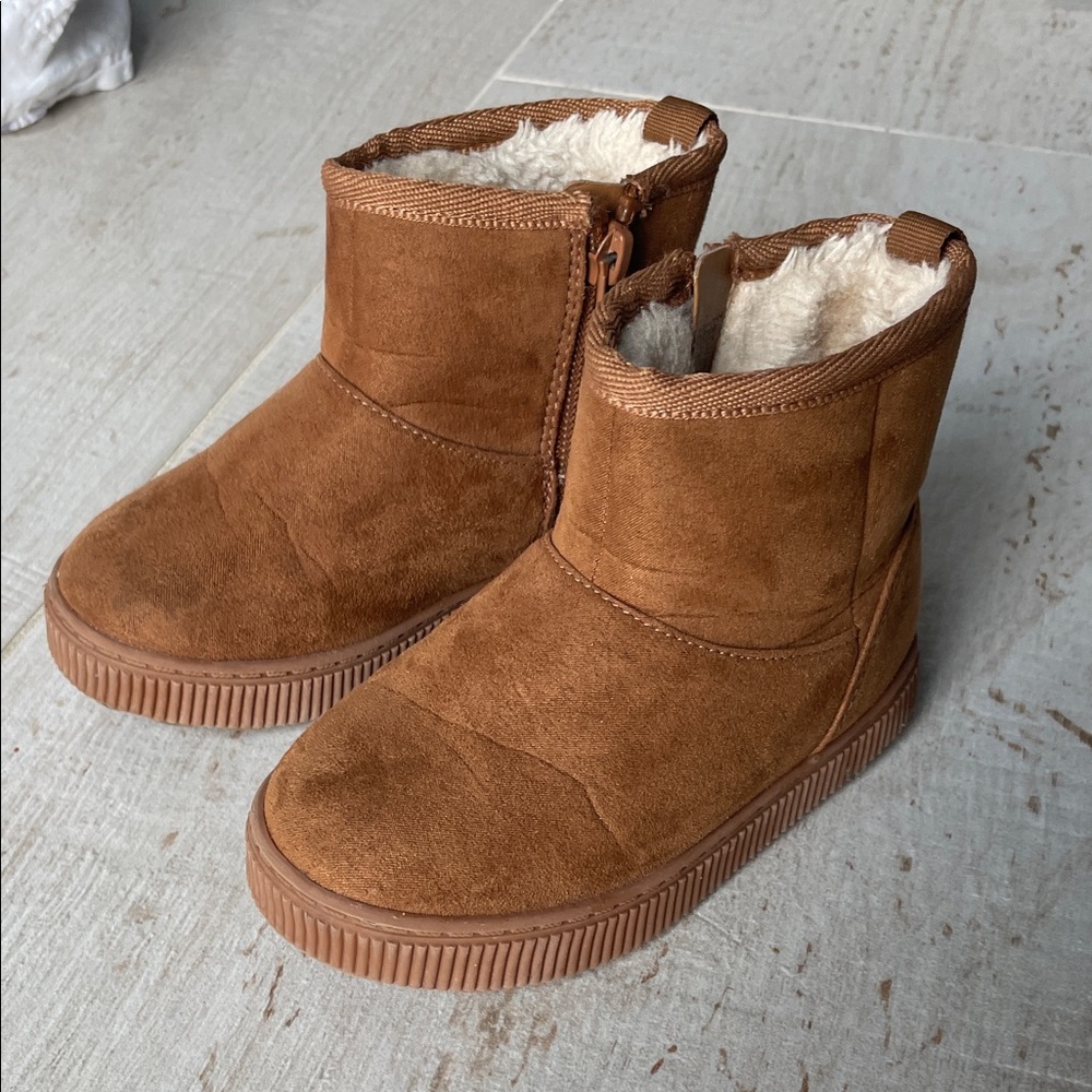 $5💃 CAT & JACK Warm Tan Kids Boots